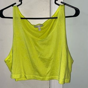Neon Yellow Crop
